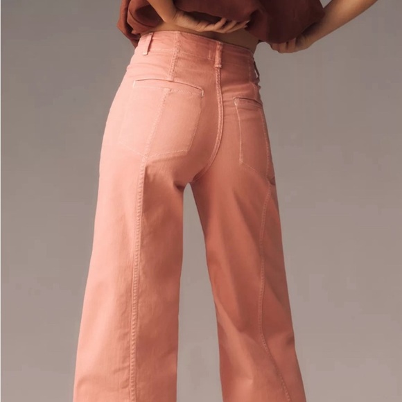Anthropologie Denim - Anthropologie Maeve Delaney Clean-Seamed High-Rise Wide-Leg Jeans - Size: 30